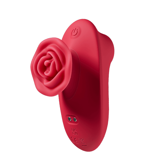 EROCOME - ROSE PLUSE 玫瑰脈動 震動拍打刺激器 - 紅色