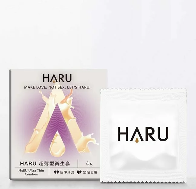 HARU: Ultra Thin 超薄型 4片裝 乳膠安全套