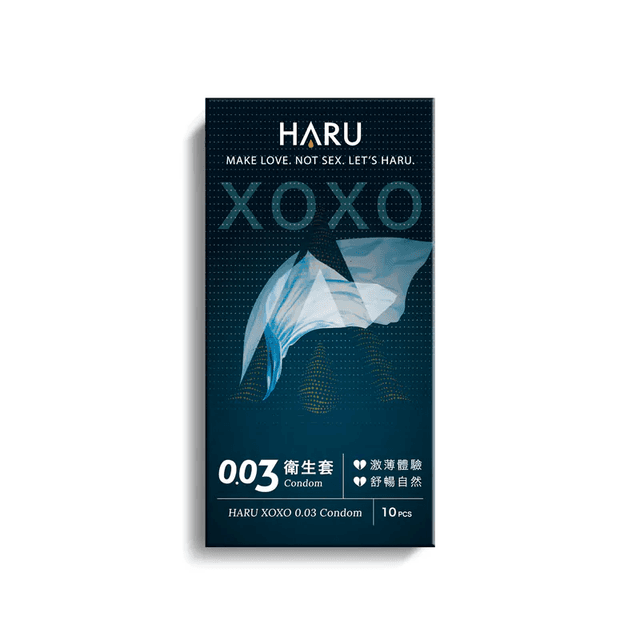 HARU XOXO 0.03 舒暢激薄款 10 片裝 乳膠安全套