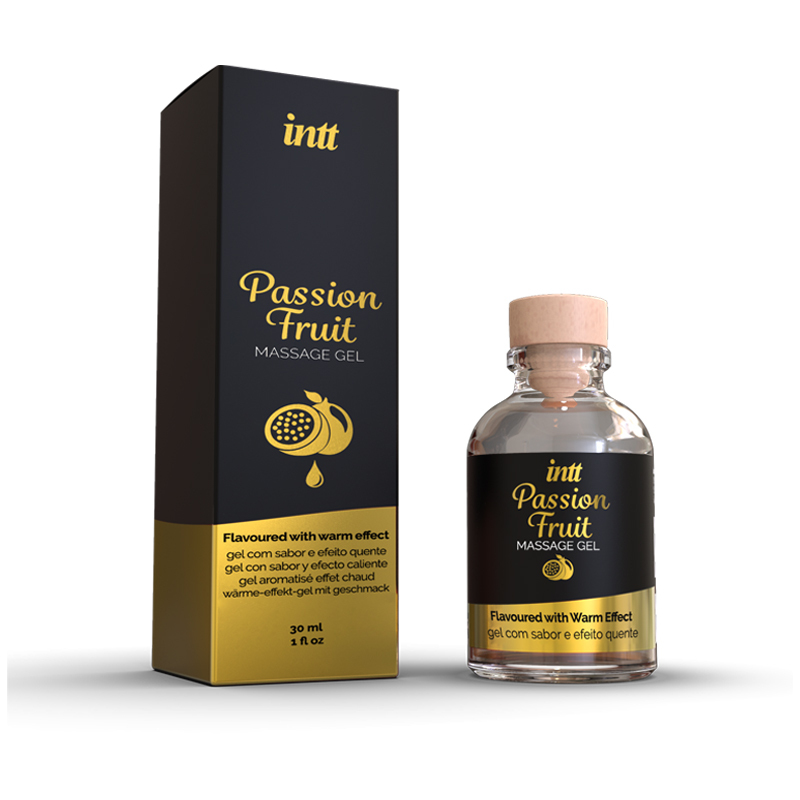 intt - 暖感可食用果味按摩油 百香果味 30ml