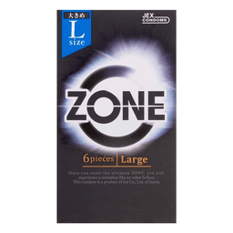 JEX ZONE 地帶 大碼 6 片裝 乳膠安全套