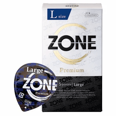 JEX ZONE Premium 大碼 5 片裝 乳膠安全套
