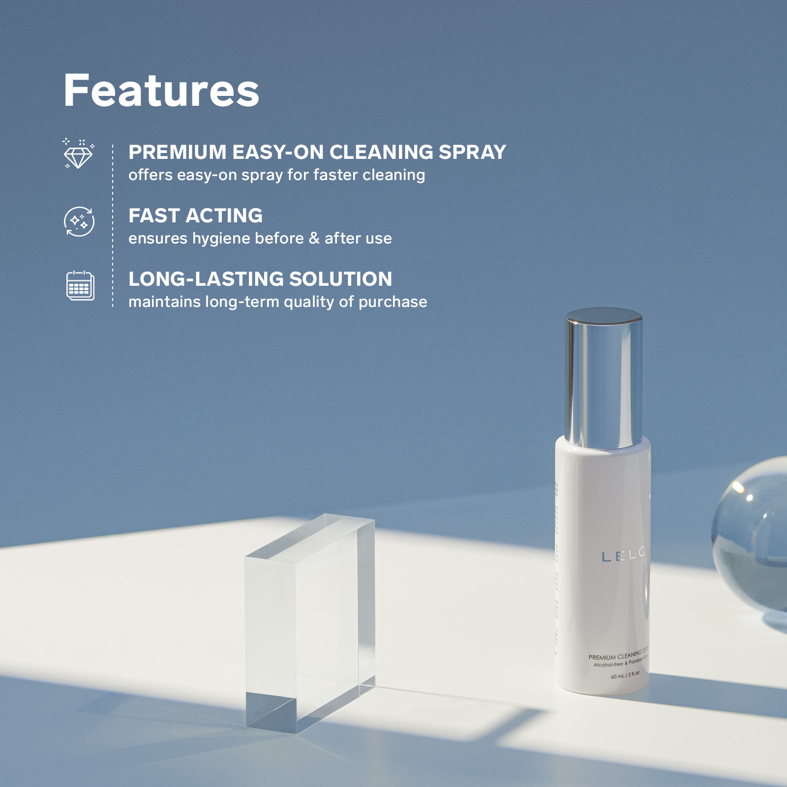 LELO 玩具清潔噴霧 60ml