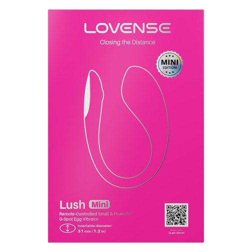 LOVENSE - Lush Mini 智能遠程遙距震蛋 粉紅色