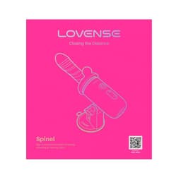 LOVENSE - Spinel 可APP控推撞抽插加熱式按摩棒+手持/吸啜底盤