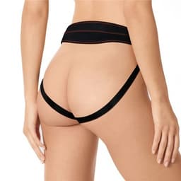 Lovetoy - 束帶連附陰囊7.5"假陽具 - 膚色