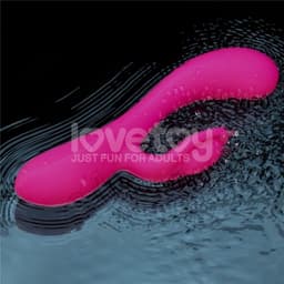Lovetoy - Orbit 雙點震動兔耳按摩棒 - 粉色