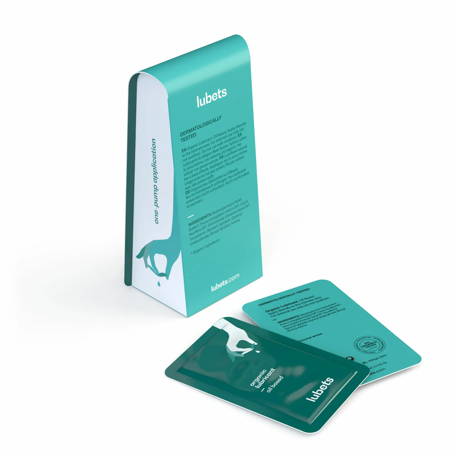 lubets: 天然有機油性潤滑液 十片隨身包