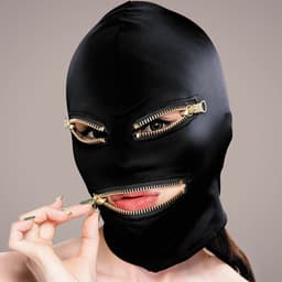 EXECUTE - 超細纖維拉鍊可開口面罩 [日本製超細纖維]