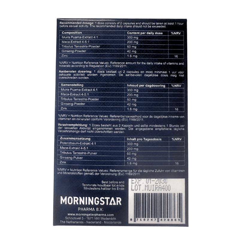 Morningstar - Libido Extreme 2.0 性慾極限勃起膠囊 6粒裝