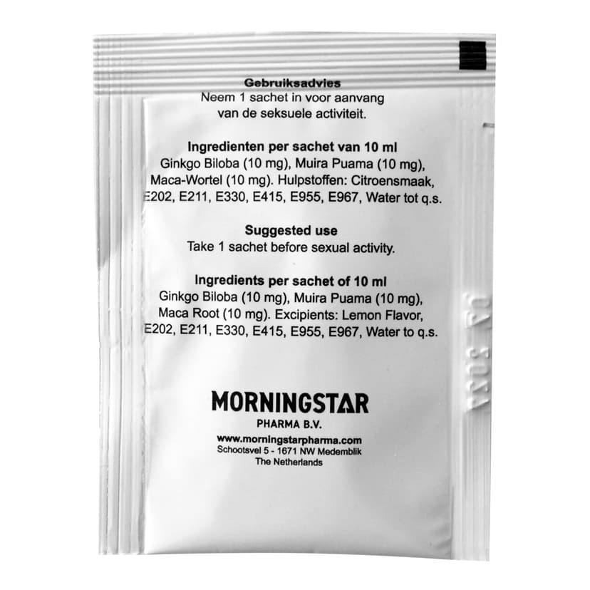 Morningstar - Libido jelly 增強性慾果凍 2片試用裝