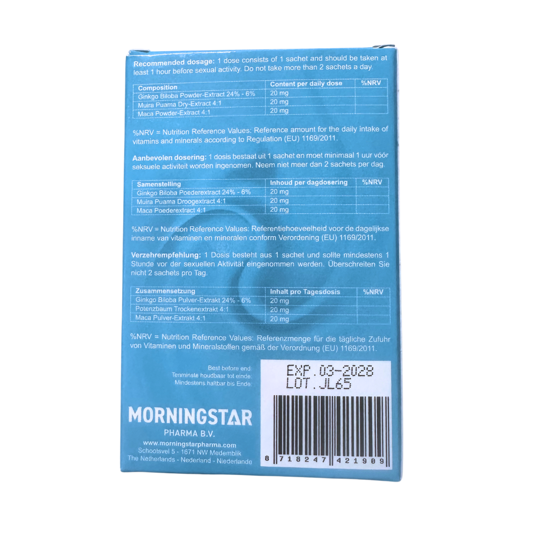 Morningstar - Libido jelly 增強性慾果凍 2片試用裝