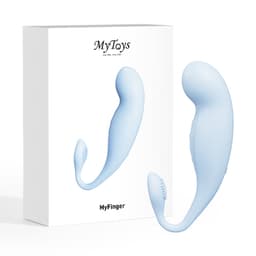MyToys MyFinger 遙控G點陰蒂震動器(指摳式) 藍色