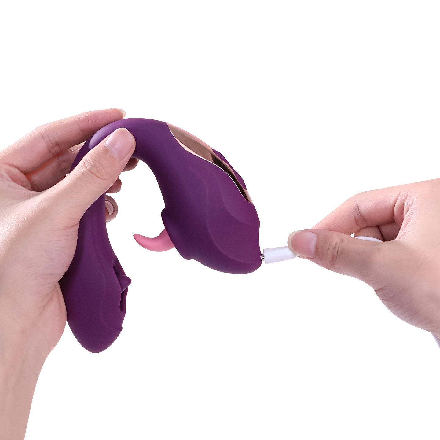 MyToys - MyLicker 雙點舔舔按摩器 - 紫色