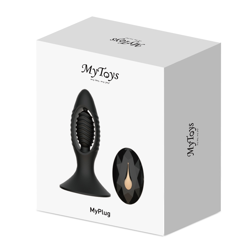 MyToys - MyPlug 遙控震動後庭塞 - 黑色