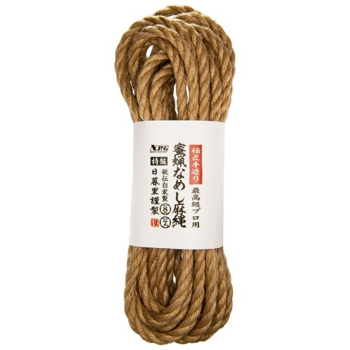 NPG 極匠手造蜜蝋麻縄 (粗8mm; 長7m)