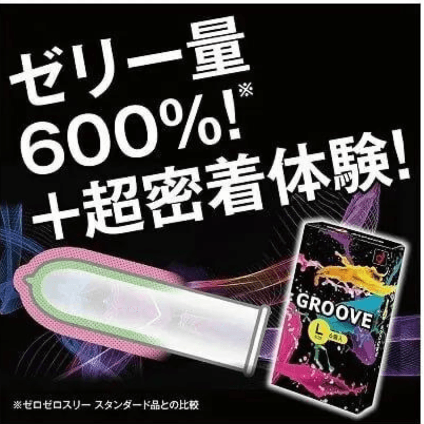 岡本 GROOVE 加潤貼身 大碼 6 片裝 乳膠安全套