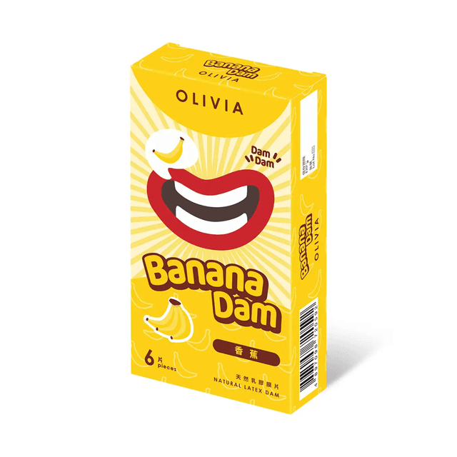 奧莉維亞 Olivia 香蕉香味 6 片口交膜片