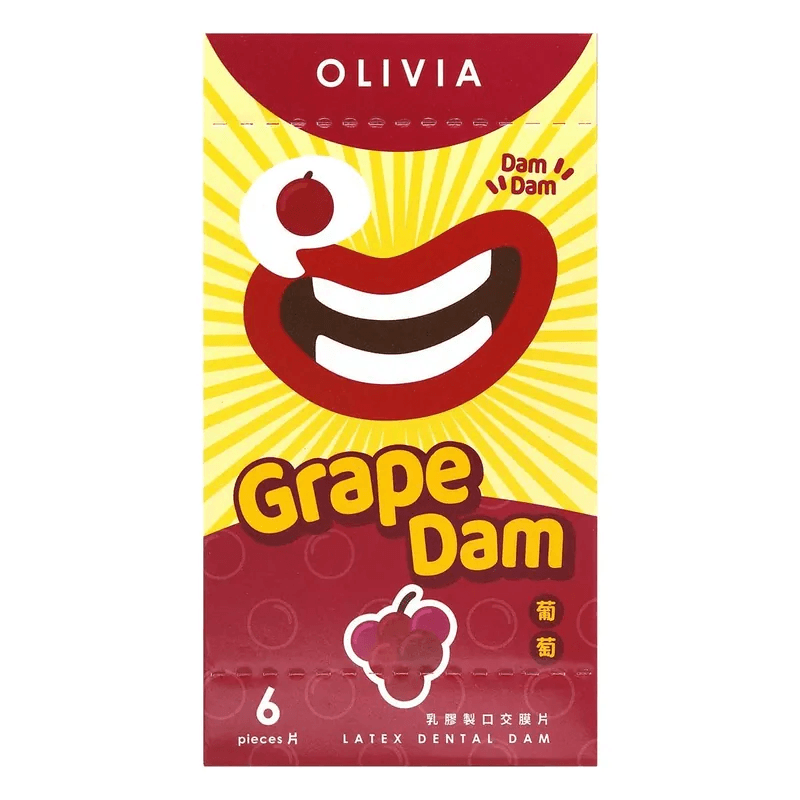 奧莉維亞 Olivia 葡萄香味 6 片口交膜片
