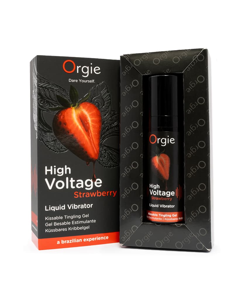 Orgie - High Voltage 酥麻震感口愛高潮精華液 草苺味 -15ml