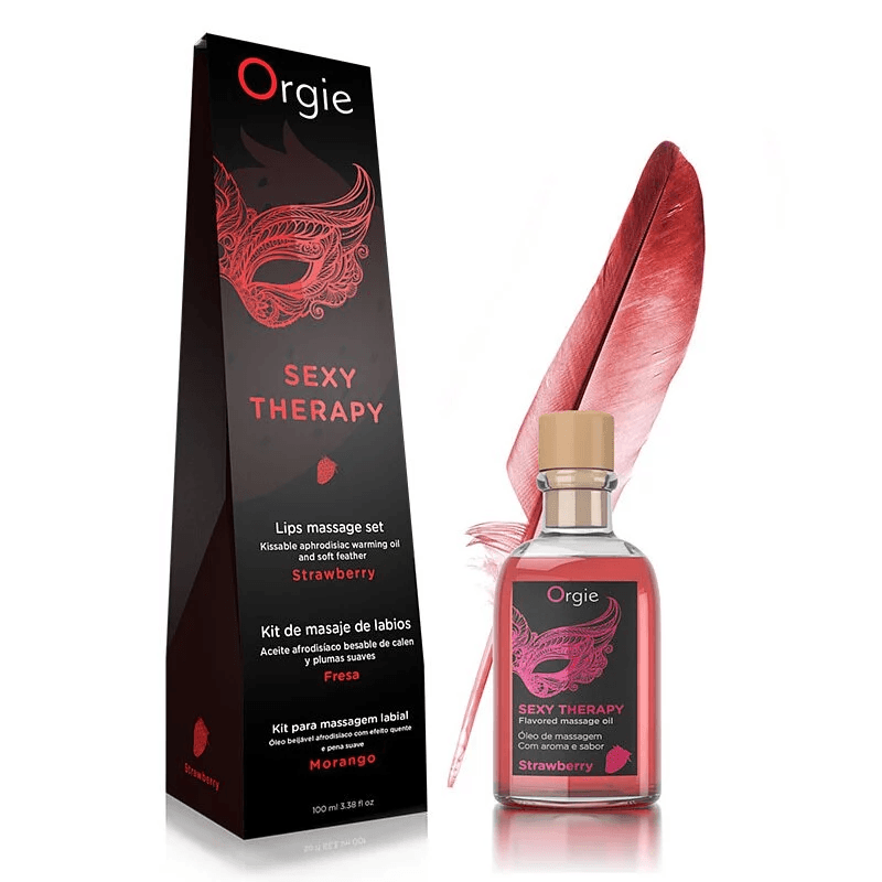 Orgie - Lips Massage Strawberry Set 唇部按摩草莓套裝 - 100ml