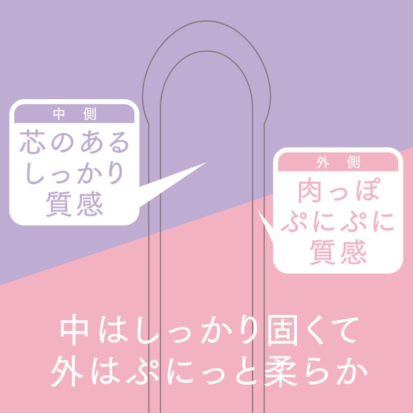 PRIME - 極挿 雙層可愛仿真陰莖 大碼