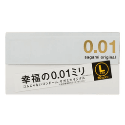 Sagami Original 相模原創 0.01 大碼 10 片裝 PU 安全套