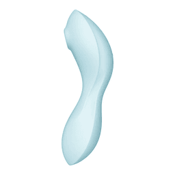 Satisfyer - Curvy Trinity 5+ 智能陰蒂吸吮震動按摩棒 藍色