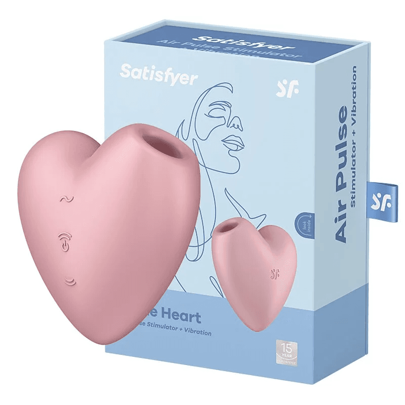 Satisfyer Cutie Heart 吸吮陰蒂震動器 粉色