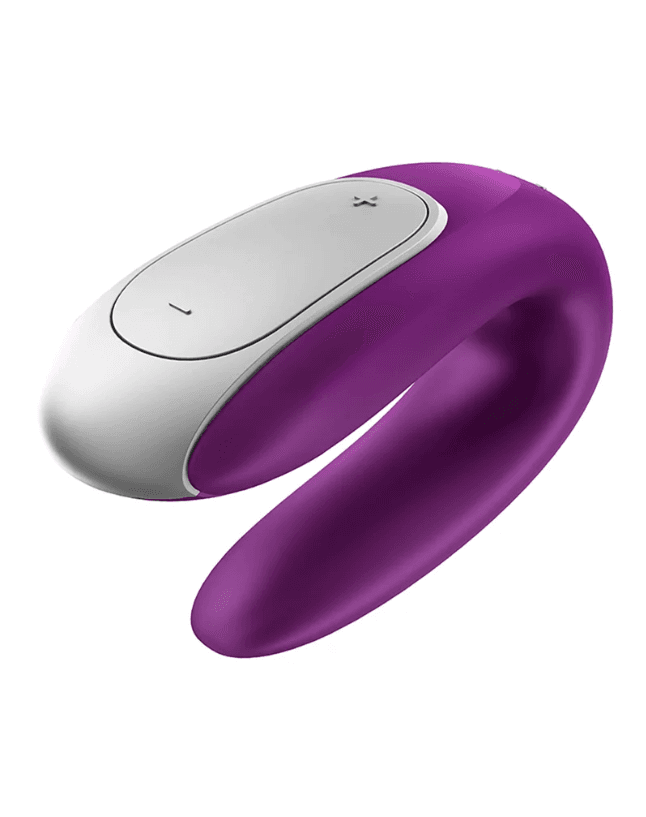 Satisfyer Double Fun 情侶共震器 紫色