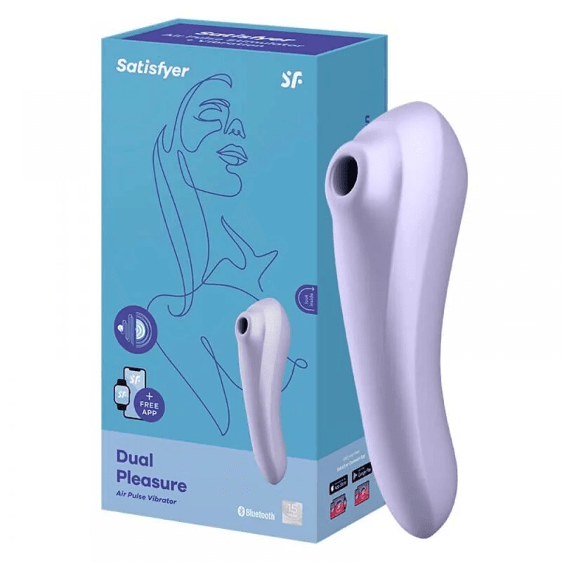 Satisfyer Dual Pleasure 智能吸啜器 淡紫色