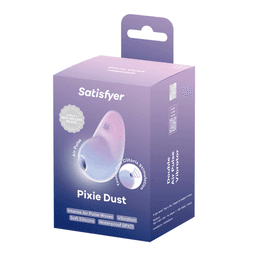 Satisfyer - Pixie Dust 空氣脈衝吸啜與震動陰蒂刺激器 紫粉色