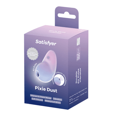 Satisfyer - Pixie Dust 空氣脈衝吸啜與震動陰蒂刺激器 紫粉色