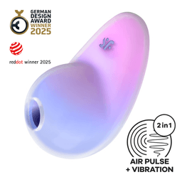 Satisfyer - Pixie Dust 空氣脈衝吸啜與震動陰蒂刺激器 紫粉色
