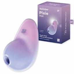Satisfyer - Pixie Dust 空氣脈衝吸啜與震動陰蒂刺激器 紫粉色