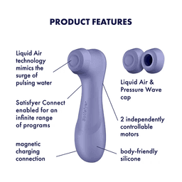 Satisfyer Pro 2 (第三代) 智能吸吮震動器 紫色