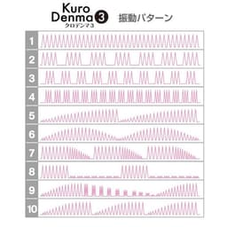 SSI Japan - Kuro Denma 第三代 絕對潮吹入電式AV按摩棒 - 黑色