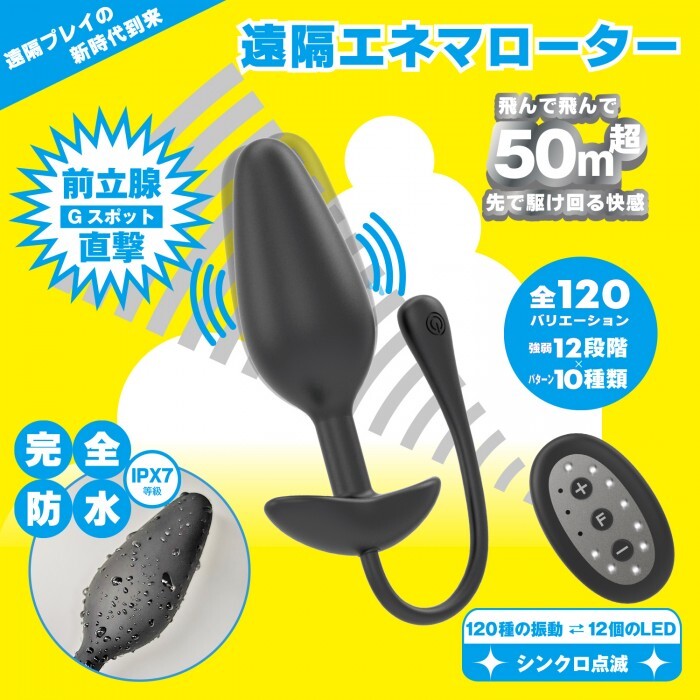 SSI Japan - 超遠距離遙控式後庭震動器 S碼