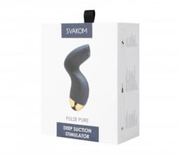 SVAKOM Pulse Pure 陰蒂吸啜器 - 淡粉色/深藍色