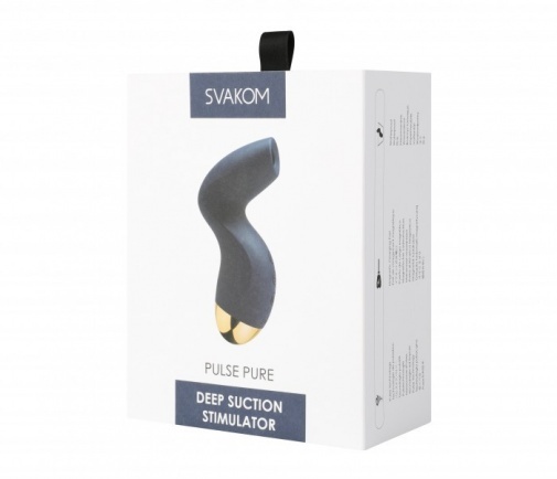 SVAKOM Pulse Pure 陰蒂吸啜器 - 淡粉色/深藍色
