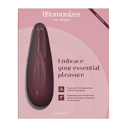 Womanizer Classic 2 陰蒂吸啜器 - 酒紅色
