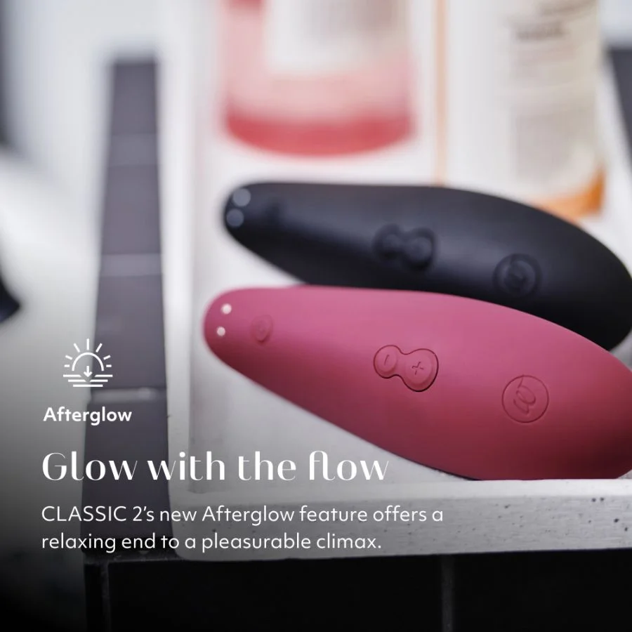 Womanizer Classic 2 陰蒂吸啜器 - 酒紅色