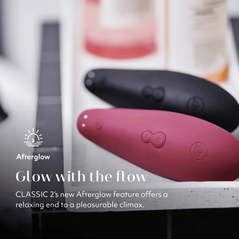 Womanizer Classic 2 陰蒂吸啜器 - 酒紅色