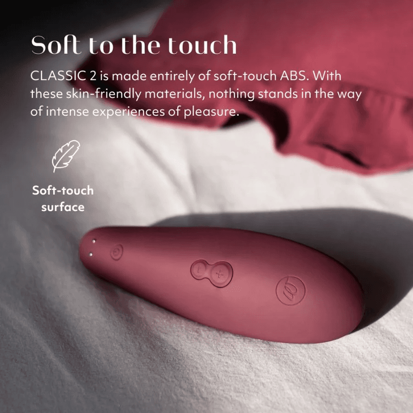 Womanizer Classic 2 陰蒂吸啜器 - 酒紅色