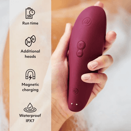 Womanizer Classic 2 陰蒂吸啜器 - 酒紅色