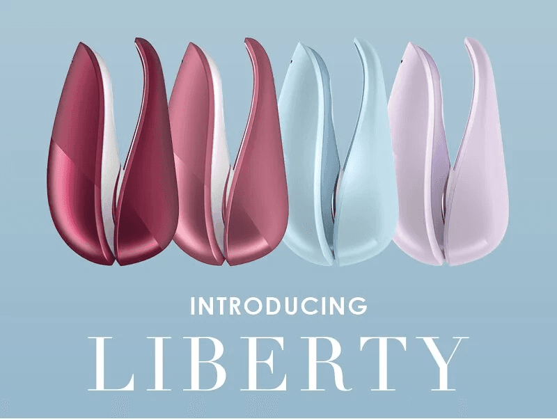Womanizer Liberty 便攜式陰蒂吸啜器 (藍色/紅色/粉紫/玫紅)