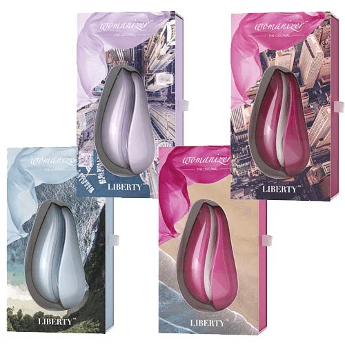 Womanizer Liberty 便攜式陰蒂吸啜器 (藍色/紅色/粉紫/玫紅)