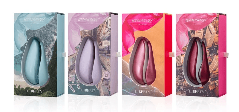 Womanizer Liberty 便攜式陰蒂吸啜器 (藍色/紅色/粉紫/玫紅)