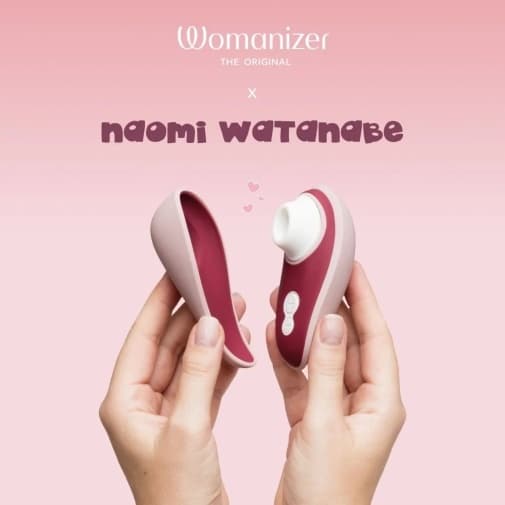 Womanizer 渡邊直美限定聯名款 Liberty 2 便攜版陰蒂吸啜器 - 酒红色