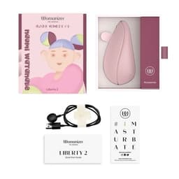 Womanizer 渡邊直美限定聯名款 Liberty 2 便攜版陰蒂吸啜器 - 酒红色